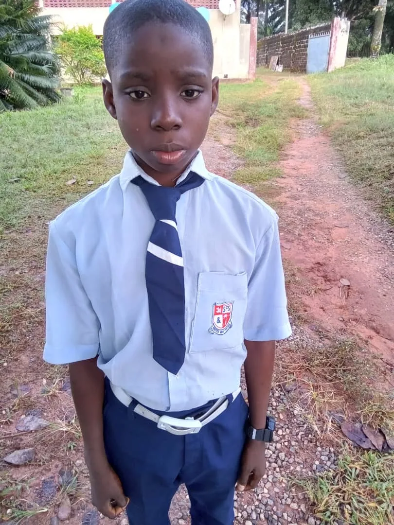 Gabriel, a sponsored Edu Aid student